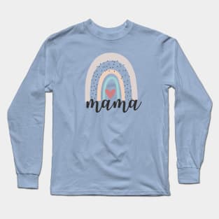 Pastel Rainbow Mama Long Sleeve T-Shirt